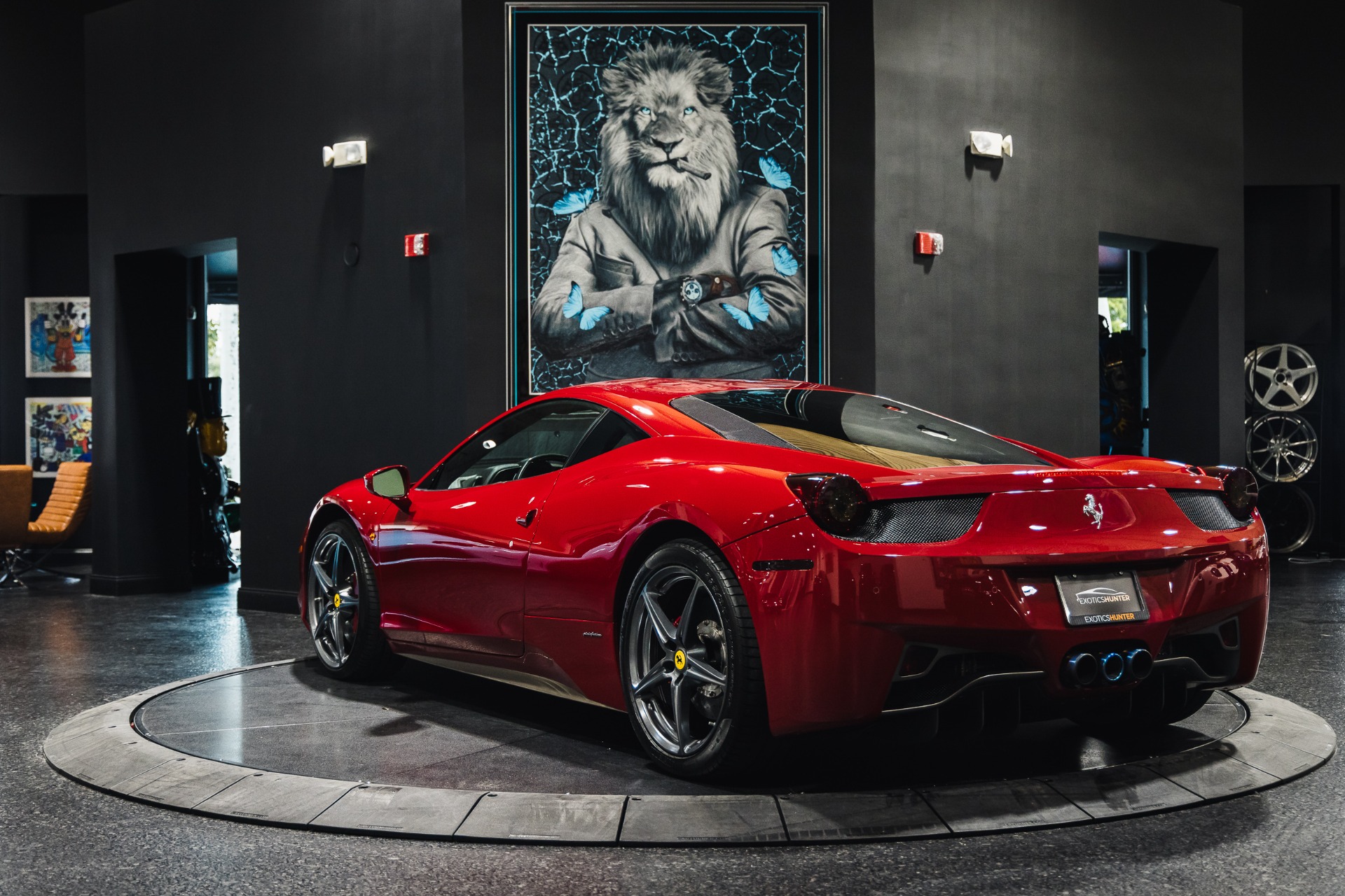 Used 2012 Ferrari 458 Italia in RARE Rosso Mugello w/ NO Sticky
